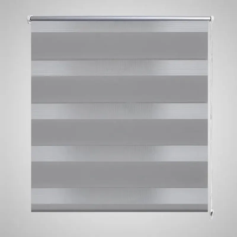 Jaluzea tip zebra, 60 x 120 cm, gri