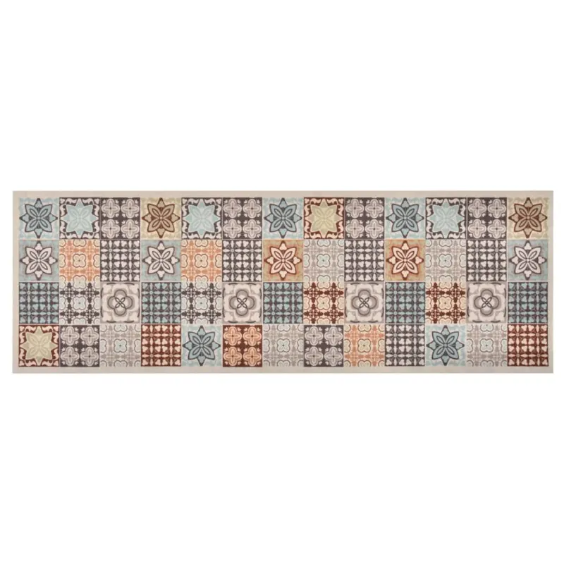 covoras de bucatarie lavabil, model mozaic, 60 x 180 cm