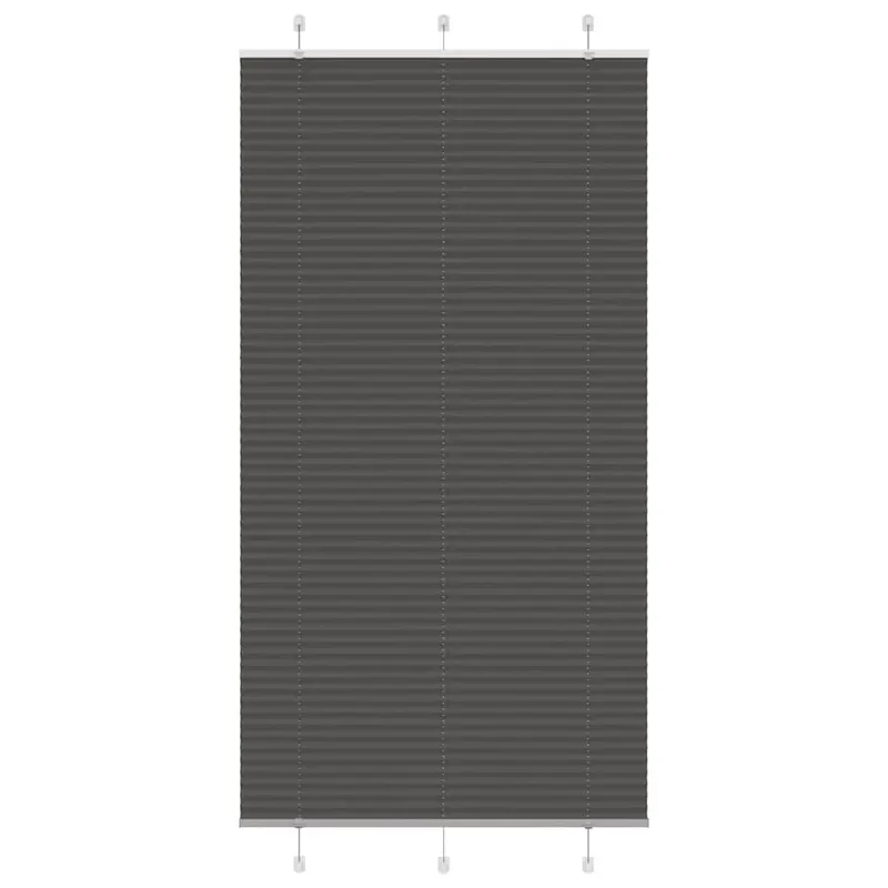 jaluza plisata negru 105x200 cm latime tesatura 104,4 cm