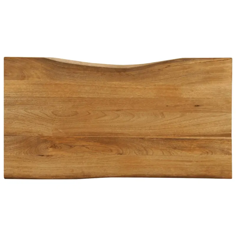 blat masa cu margini naturale, 120x60x2,5 cm, lemn masiv mango