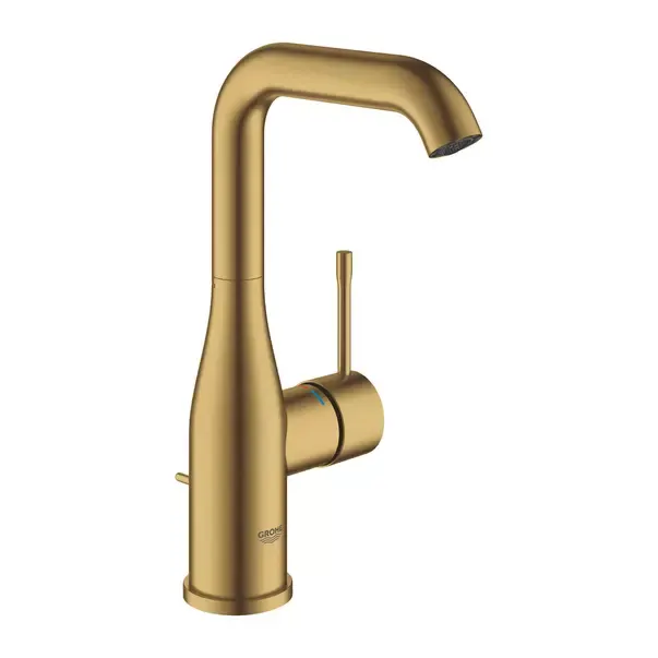 Baterie lavoar Grohe 32628GN1, Essence, 3 8 , L, 244 mm, ventil, mat, auriu