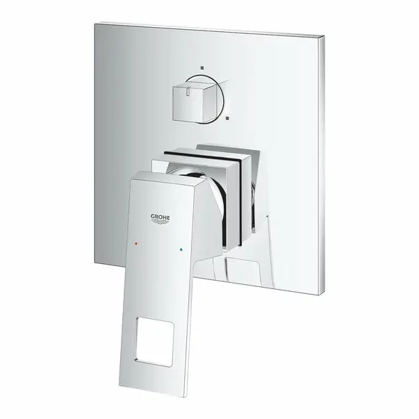 Unitate comanda Grohe 24094000, Eurocube, tip comanda monocomanda, tip incastrare aparent, numar iesiri 3, crom
