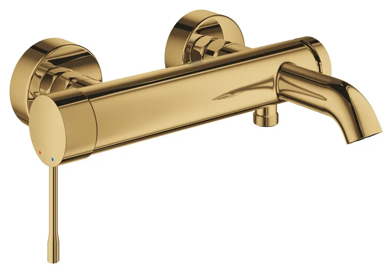 Baterie cada Grohe 25250GL1, Essence, 1 2 , diverter, anti-reflux, lucios, auriu