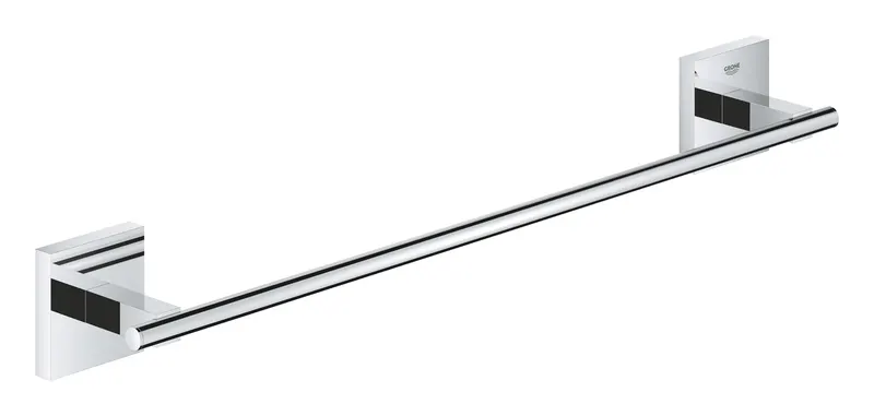 Bara prosop Grohe 40987000, 410 mm, 60 mm, 2 orificii instalare, 1 rafturi, pe perete, metal, posibiltiate lipire, Crom