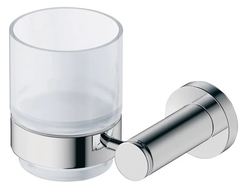 Pahar baie Duravit 0099191000, D-Code, tip instalare pe perete, calitate superioara pentru baia ta, crom