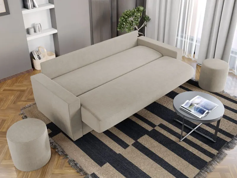 Canapea Extensibila Corsica Crem — imaginea 3