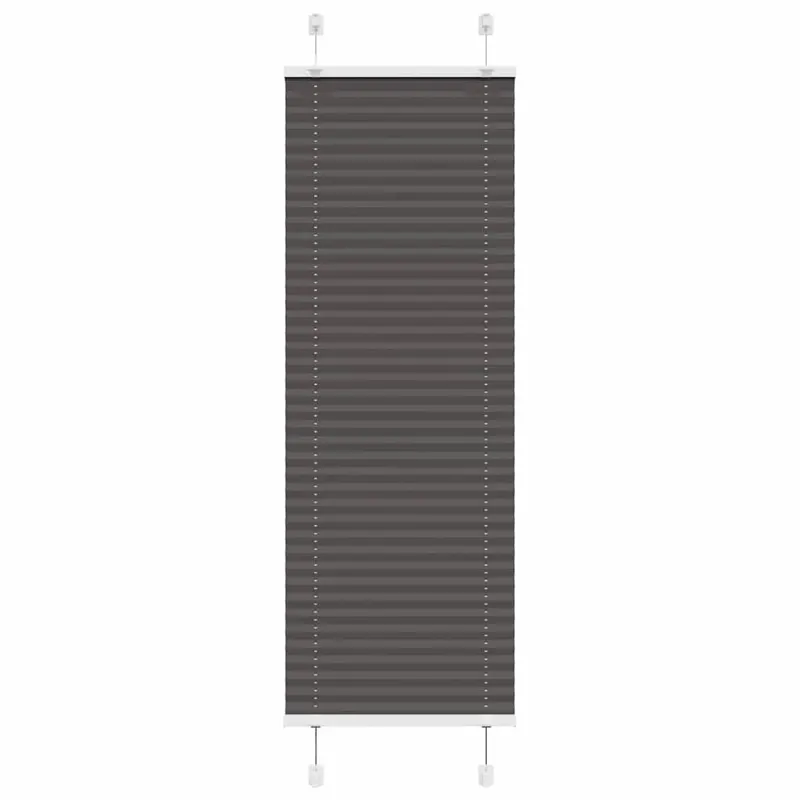 jaluza plisata negru 50x100 cm latime tesatura 49,4cm poliester