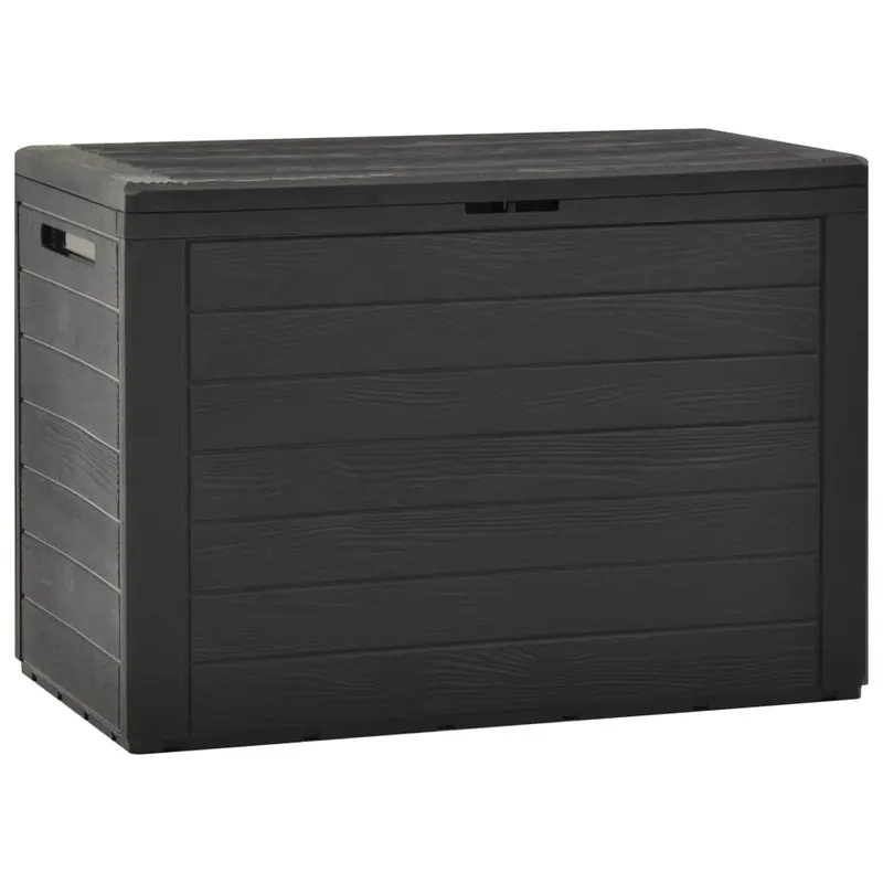 lada de depozitare pentru gradina, antracit, 78 x 44 x 55 cm