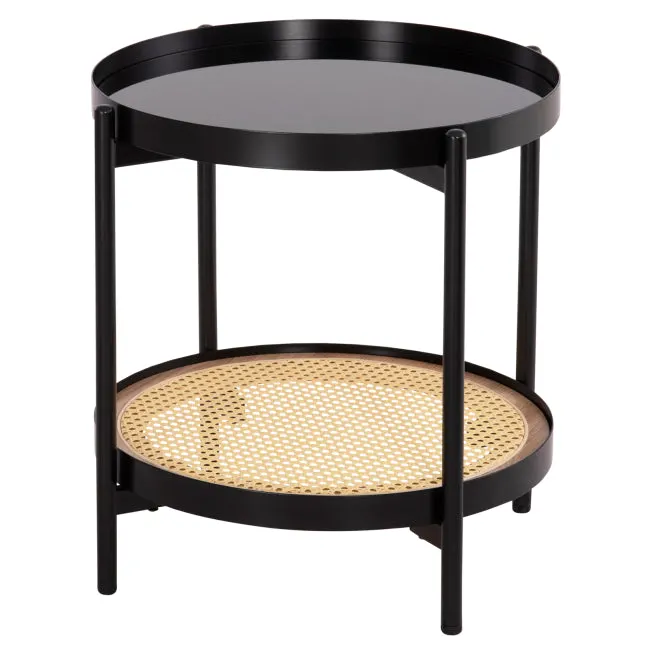 Masuta de cafea HOMER Φ50x55 CM - Negru