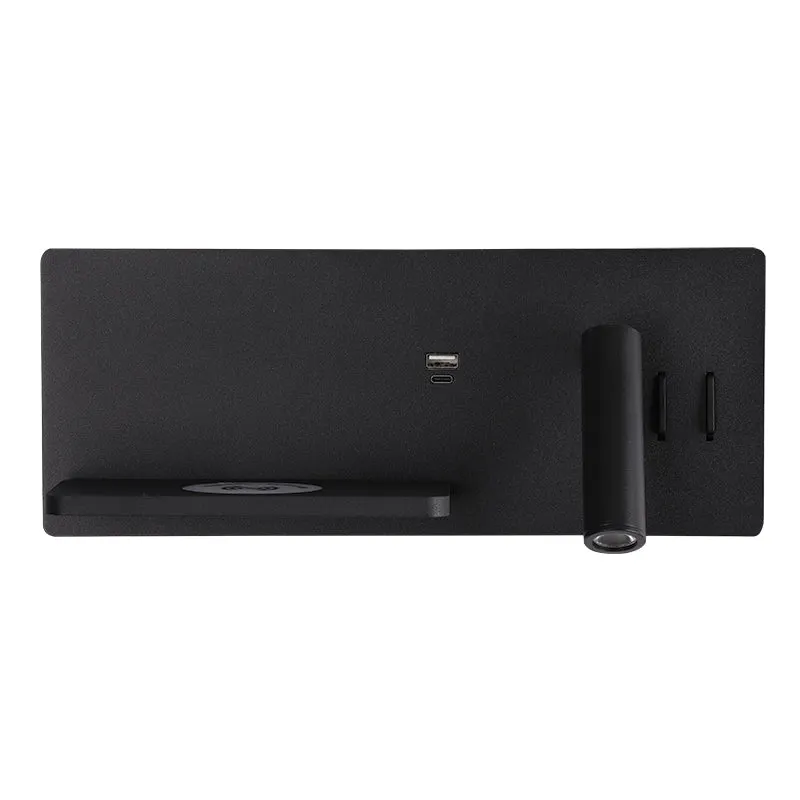 Aplica de perete STRANOR RIGHT USB WI-FI - Negru
