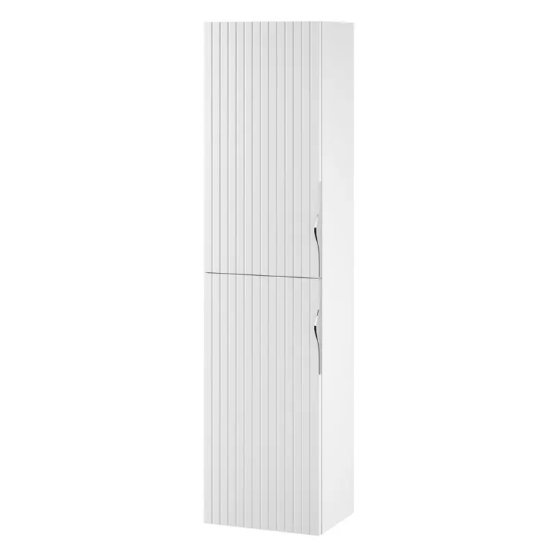 Dulap baie Cersanit Tirso, suspendat, MDF, alb, 40 x 30 x 160 cm