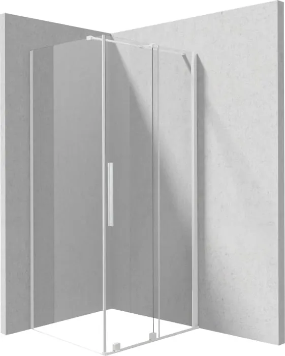 Cabina de dus alba dreptunghiulara 100x80 cm Deante Prizma