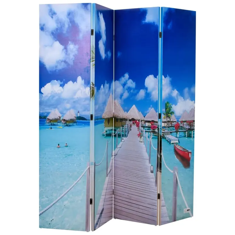 paravan de camera pliabil, 160 x 170 cm, plaja