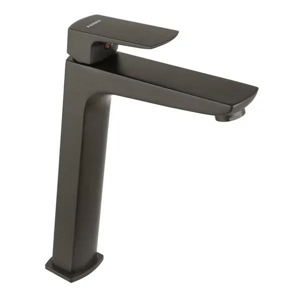 Baterie lavoar inalta Ferro Vitto Verdeline monocomanda gri Gun Metal mat