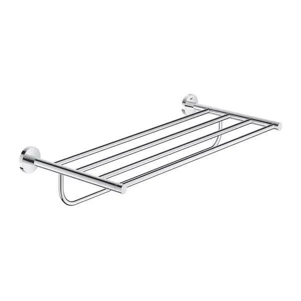 Suport prosop Grohe 40800001, 600 mm, 270 mm, 2 orificii instalare, 5 rafturi, pe perete, metal, Crom