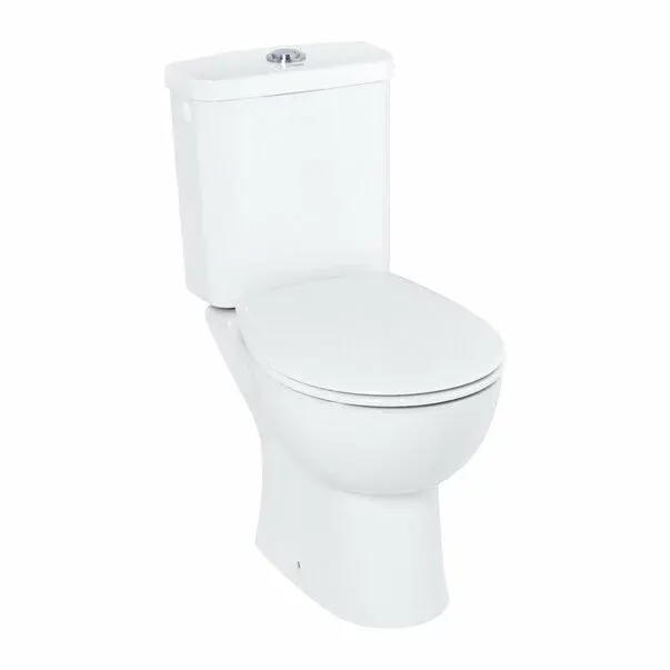 Set WC Grohe 39496000, Bau Ceramic, montaj pe podea, zona montaj interior, tip clatire jet de apa, alb