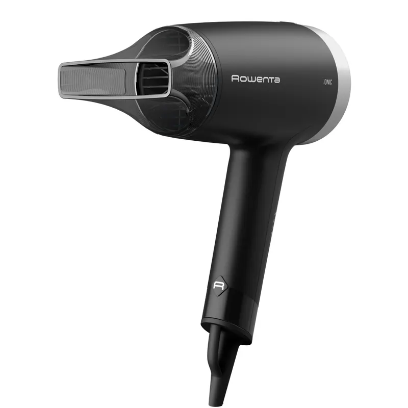 Uscator de par Rowenta Express Style CV1810F0, 1600 W, 2 trepte de temperatura si viteza, tehnologie Effiwatts, functie ionica, functie aer rece, negr