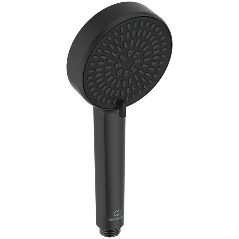 Para dus rotunda Ideal Standard Alu+ negru mat cu 2 functii