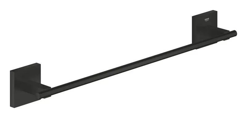 Bara prosop Grohe 409872430, 560 mm, 60 mm, 2 orificii instalare, 1 rafturi, pe perete, metal, Negru