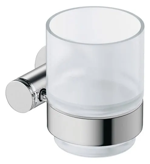 Pahar baie Duravit 0099201000, D-Code, tip instalare pe perete, calitate superioara pentru baia ta, crom