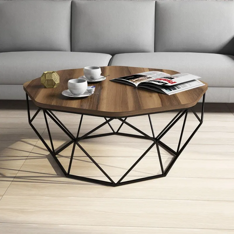 Masuta de cafea Elmax, Nuc, 90x38x90 cm - Nuc