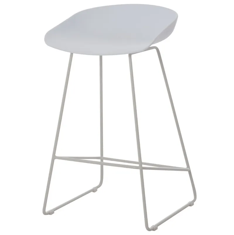 Scaun de bar ZAFERA H64 CM - Alb