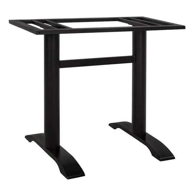 Picior masa BELARIA BLACK pentru blat 120x70cm sau 120x80cm