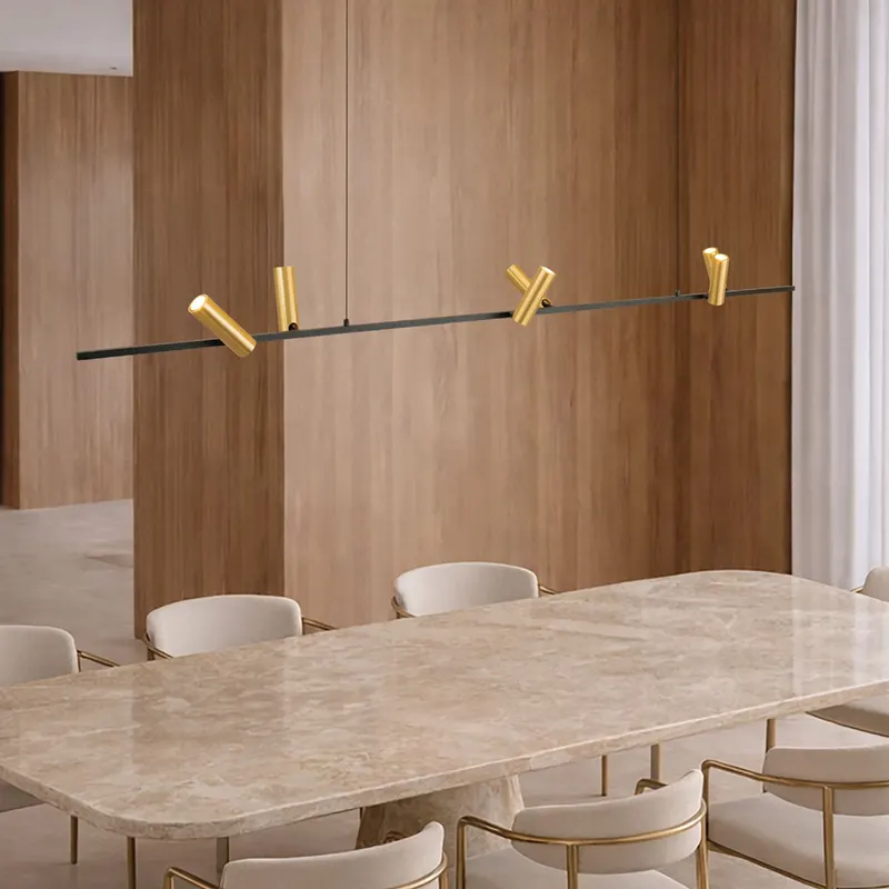 Lampa suspendata KORVELA LINIAR II - Negru texturat