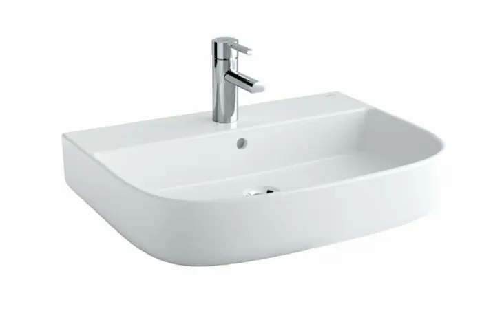 Lavoar pe blat alb 55 cm Gala Mid