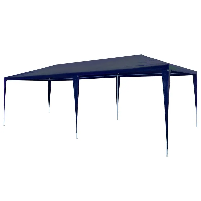 cort de petrecere, albastru, 3 x 6 m, pe