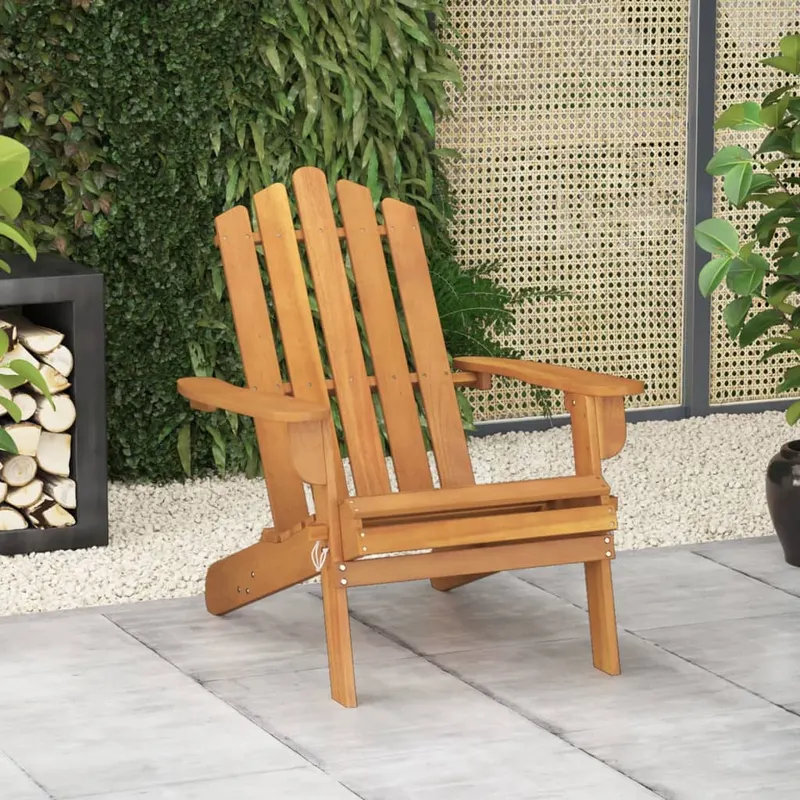 scaun de gradina adirondack, lemn masiv de acacia