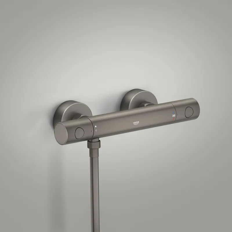Baterie dus Grohe 34765AL0, Grohtherm 800, aparenta, termostat, mat, grafit