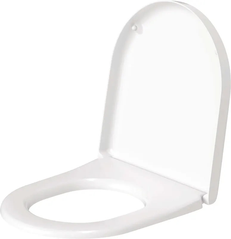 Capac WC Duravit 0063810000, Starck 3, pentru wc, suprafata antiaderent, seria Starck 3, design modern, alb