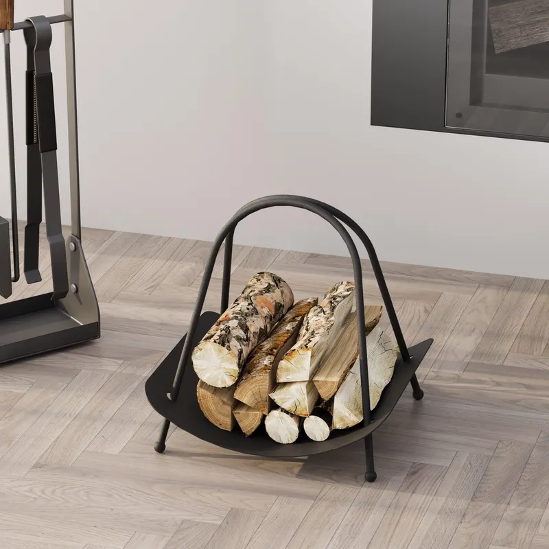 Accesoriu metalic decorativ Decorative Metal Accessory Rustic 3, Negru, 42x50x39 cm - Negru