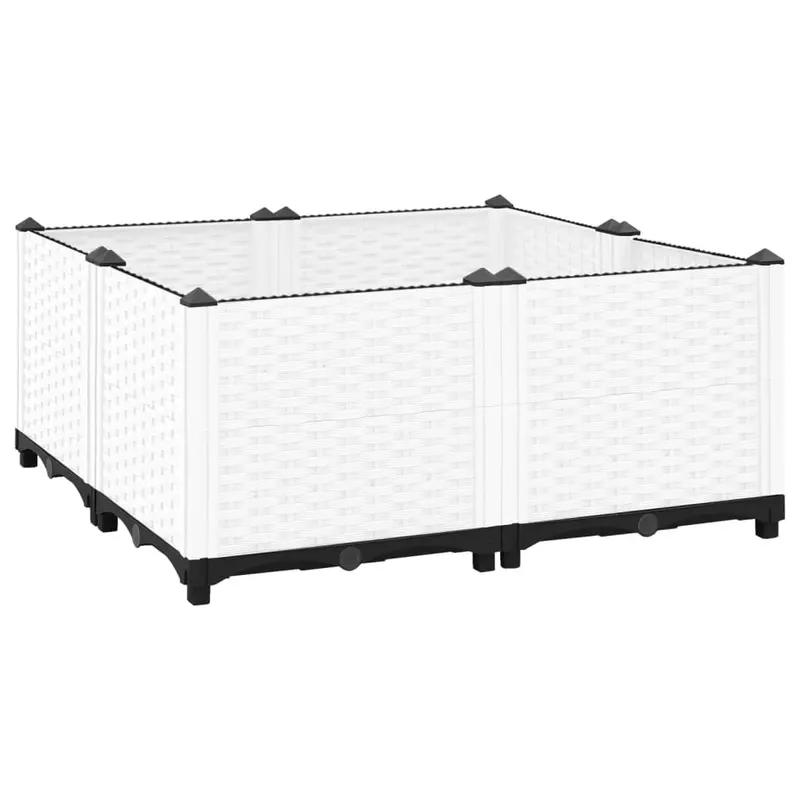 strat inaltat, 80x80x38 cm, polipropilena