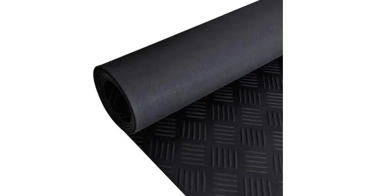 Covor antiderapant de cauciuc cu striații 5 x 1 m