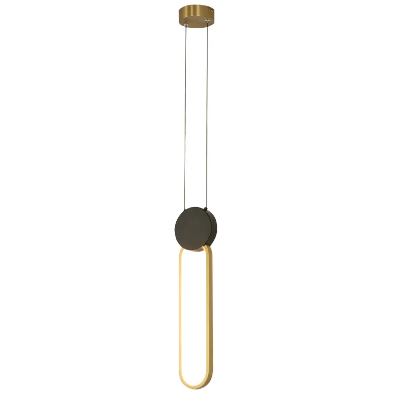 Lampa suspendata dimabila FEDRIC GOLD - Negru
