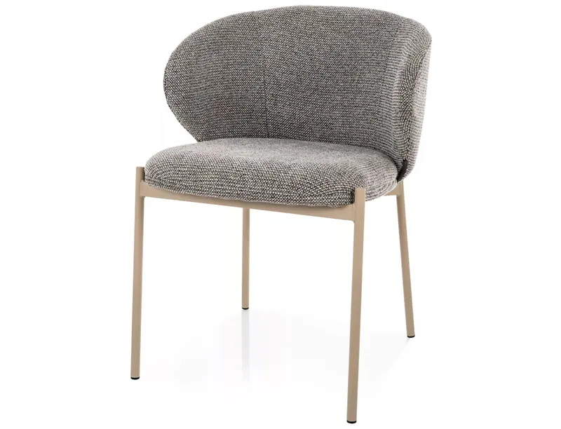 Scaun FARGION BEIGE LEGS - Grey