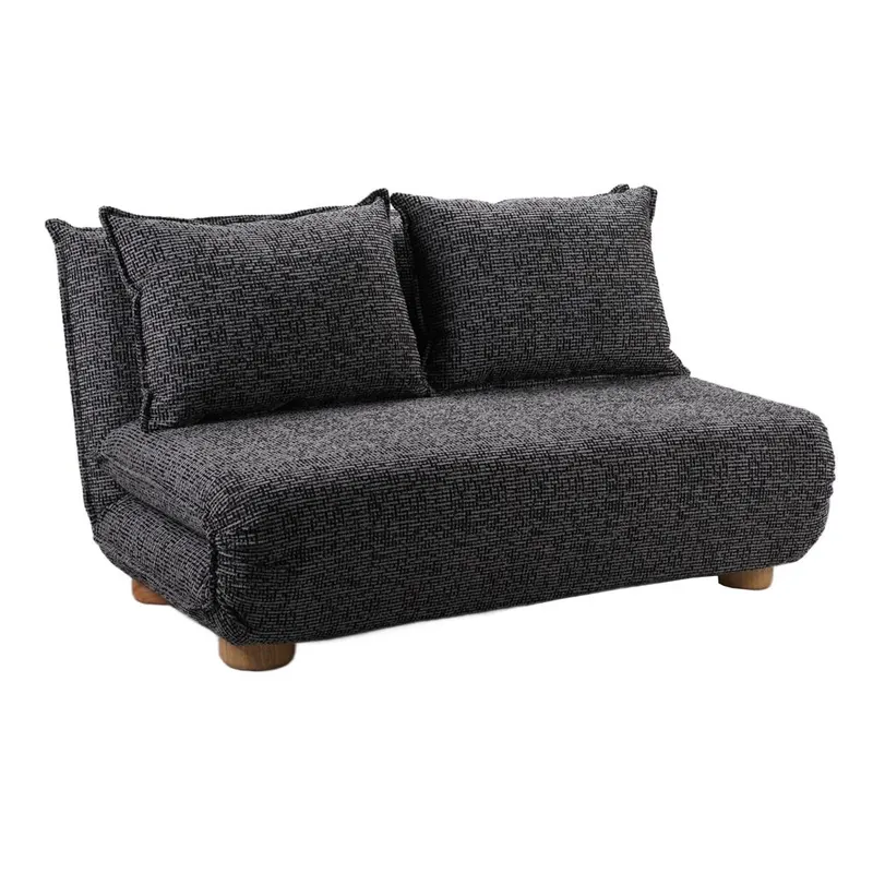 Canapea extensibila 2 locuri SOVAR 141 CM - Gri inchis