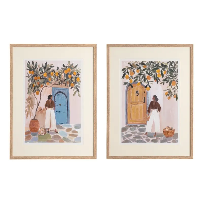 Set 2 tablouri SURORI 60 x 80 CM