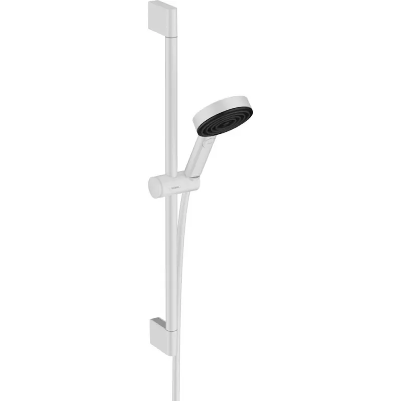 Set dus alb mat 3 jeturi Hansgrohe, Pulsify Select 105