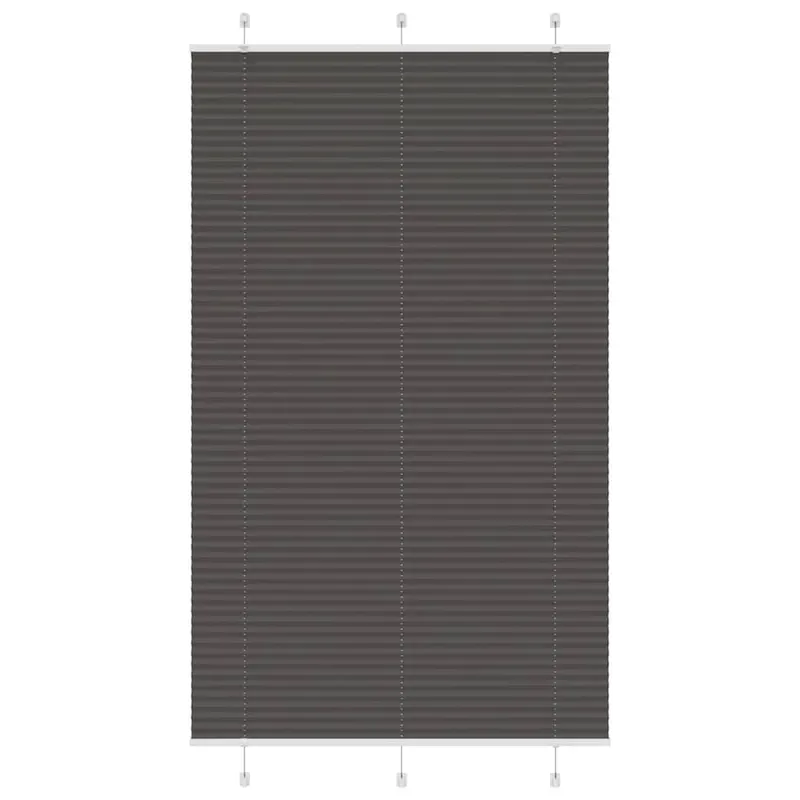 jaluza plisata negru 115x200 cm latime tesatura 114,4 cm