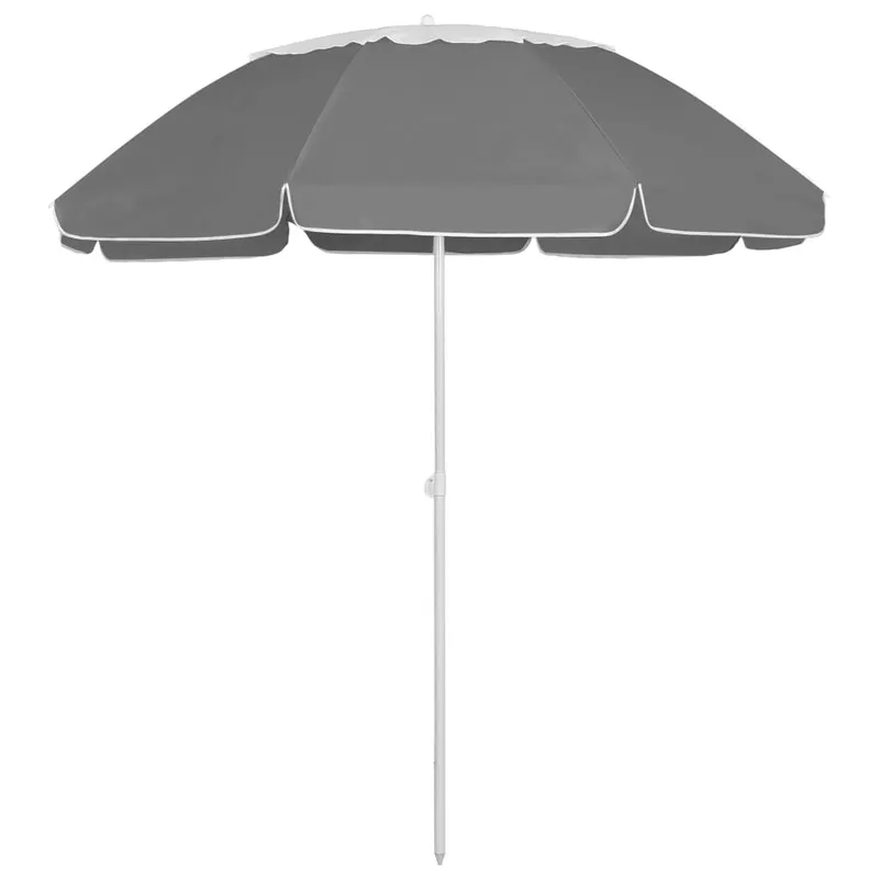 umbrela de soare de plaja, antracit, 300 cm