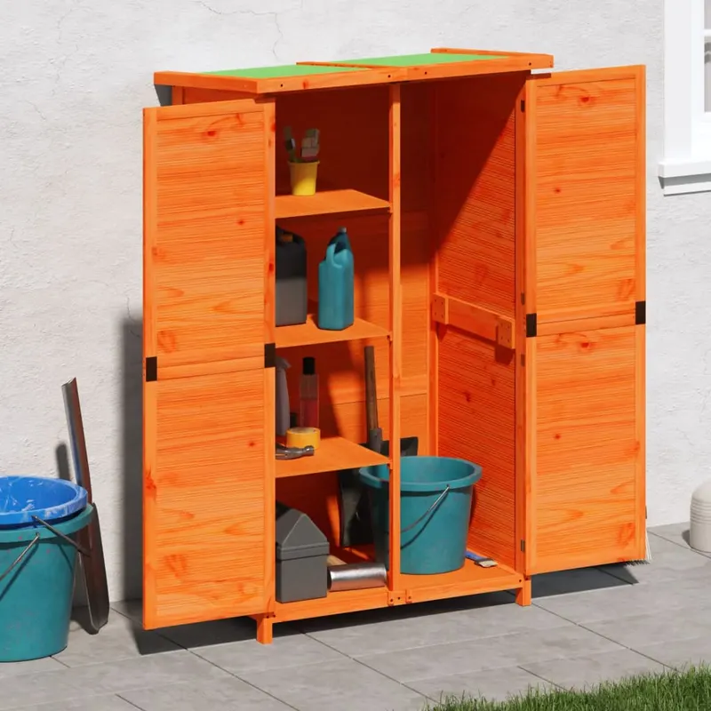 sopron scule de gradina maro 83x57x140 cm lemn masiv de pin
