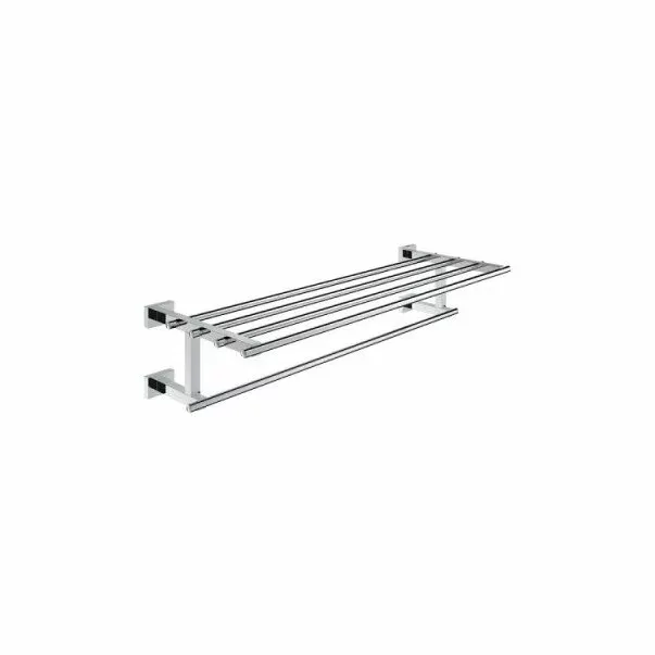Suport prosop Grohe 40512001, 600 mm, 210 mm, 4 orificii instalare, 5 rafturi, pe perete, metal, Crom