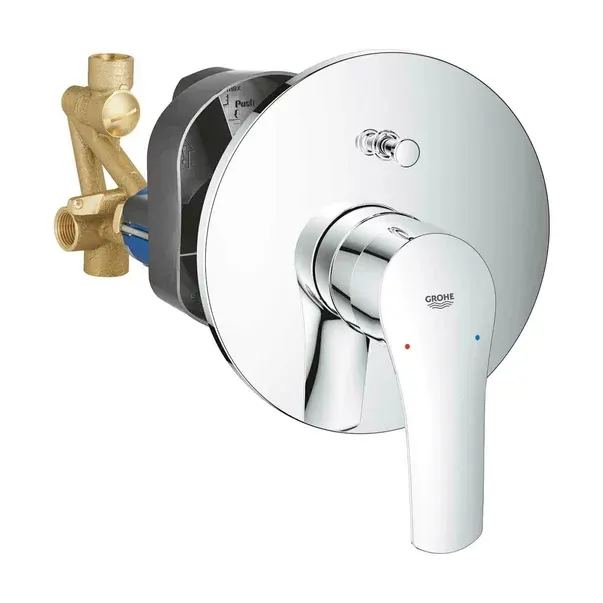 Unitate comanda Grohe 33305003, dus Eurosmart, tip comanda monocomanda, tip incastrare aparent, crom