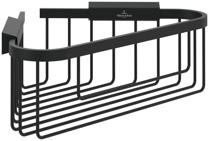 Etajera de colt 260x206x82mm, negru mat, Villeroy Boch Elements - Tender