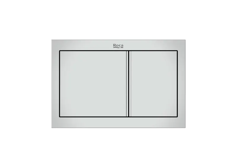 Clapeta actionare Roca A890225301, Wall, pentru toaleta, tip instalare orizontala, pentru tip rezervor incastrat, crom