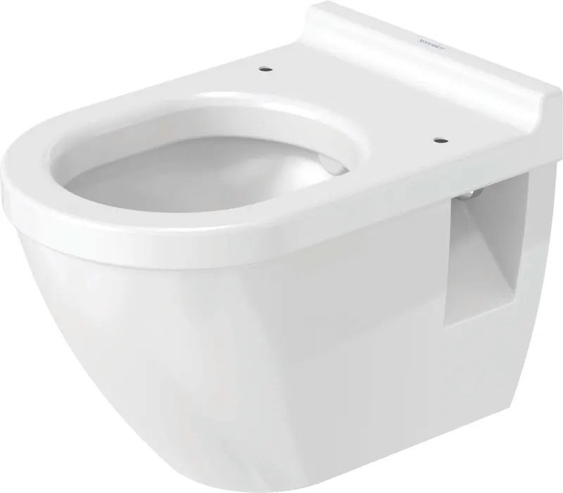 Vas WC Duravit 2200090000, Starck 3, montaj suspendat, zona montaj interior, tip clatire jet de apa, alb