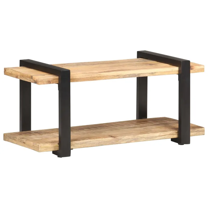 comoda tv, 90 x 40 x 40 cm, lemn de mango nefinisat